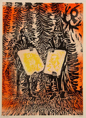 Dialektik der Götter, from "Joseph Beuys Portfolio", 1986