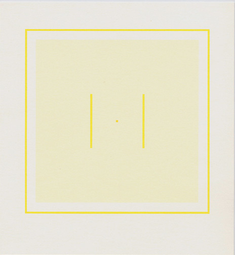 Antonio Calderara, Portfolio. Nello spacio quadrato, 1975