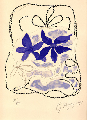 Les deux iris bleus, from "Lettera amorosa, par René Char", 1963