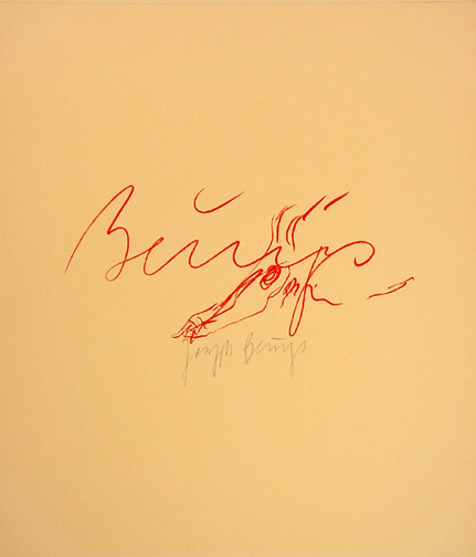 Joseph Beuys, Signatur 1956, 1973