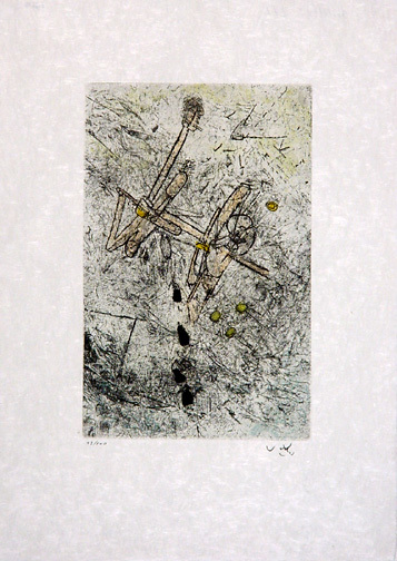 Roberto Matta, Sheet from "Droites libérés", 1971