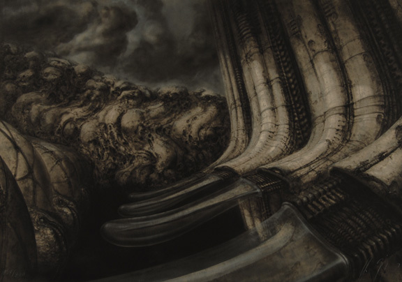 HR Giger, Sheet from "Erotomechanics", 1979