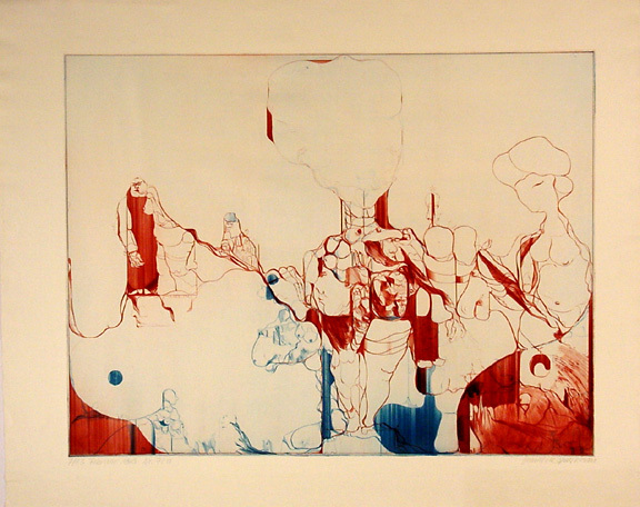 Daniel de Quervain, 2 sheets: Totem und Tabu, 1969; Abgang der Primadonna; 1969