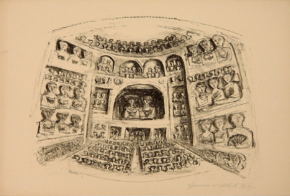 Massimo Campigli, Teatro I, 1951