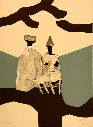 Two Seated Figures, 1971
