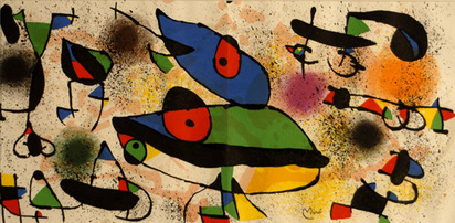 2 sheets from "Miró. Sculptures", 1974