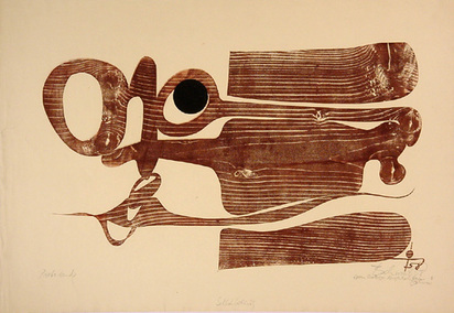 2 Blätter: St. Sébastien - An Walo Wiemken, 1941; Selbstbildnis, 1958