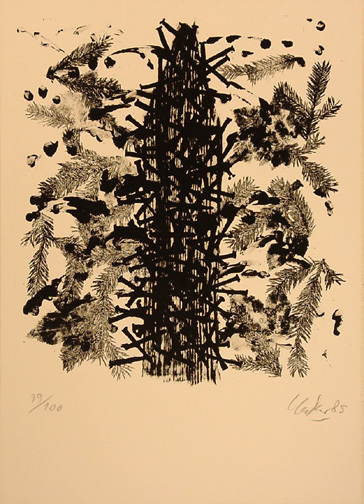 Günther Uecker, Ohne Titel, 1985