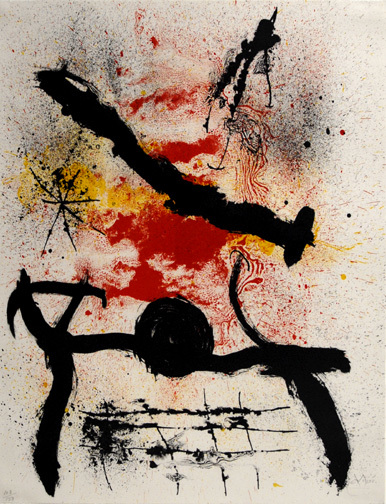 Joan Miró, Composition, from "Graphikmappe Hochschule St.Gallen", 1964