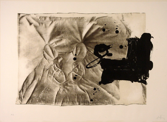 Antoni Tàpies, Chaussures sur chaise, from "Variations", 1984
