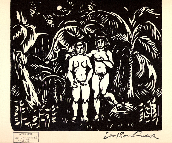 Emile Othon Friesz, 2 sheets: Le paradis; Le paradis perdu