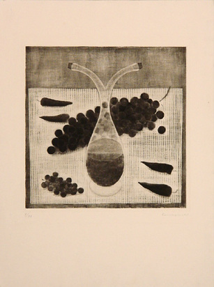 Spanish oil bottle, 1954