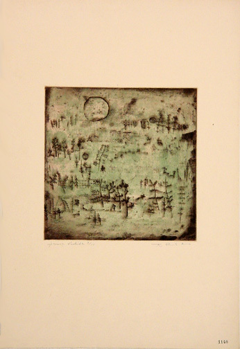 Wou-Ki Zao, Paysage au soleil, 1950