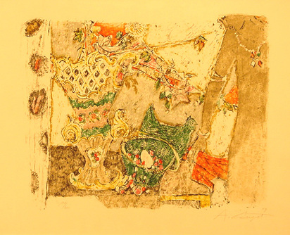 Rokokovase vor weiss, 1969