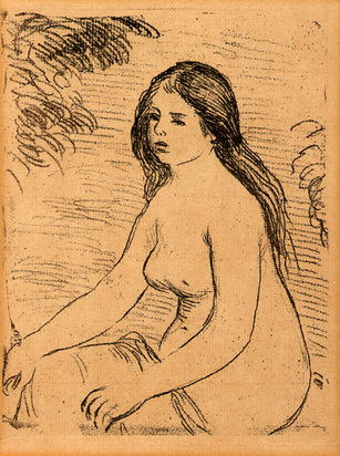 Femme nue assise,  1906