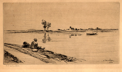 Bords de l'Oise, 1914
