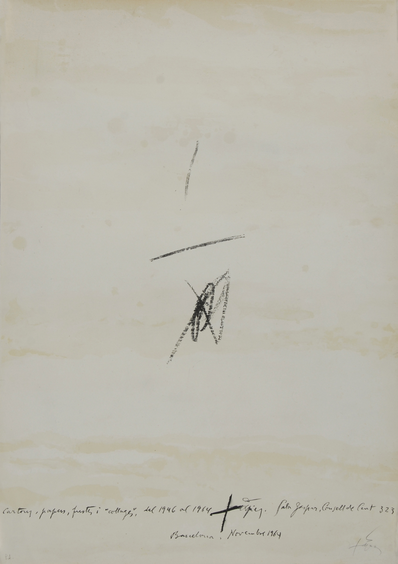 Antoni Tàpies, Sin título