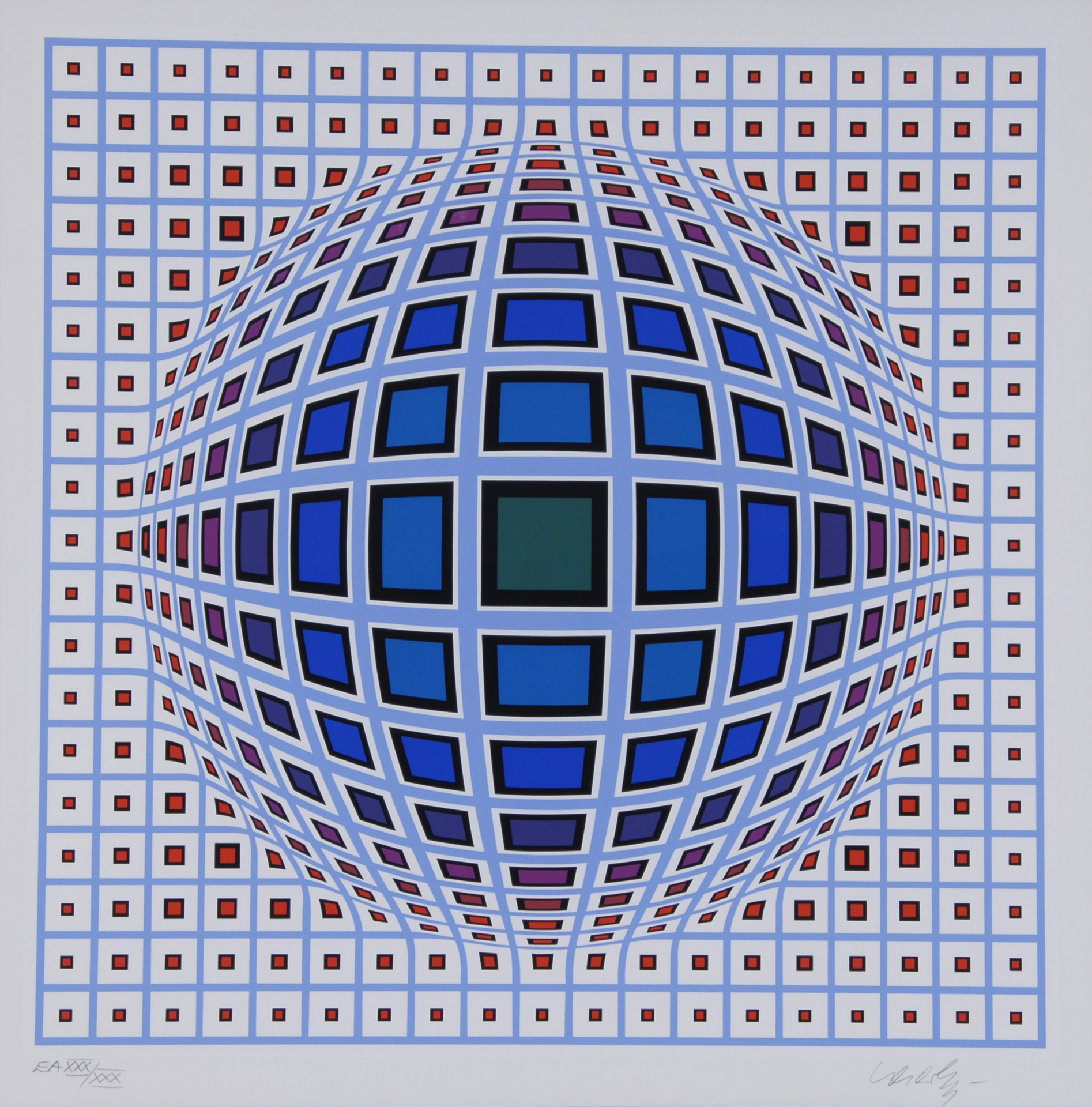 Victor Vasarely, Komposition