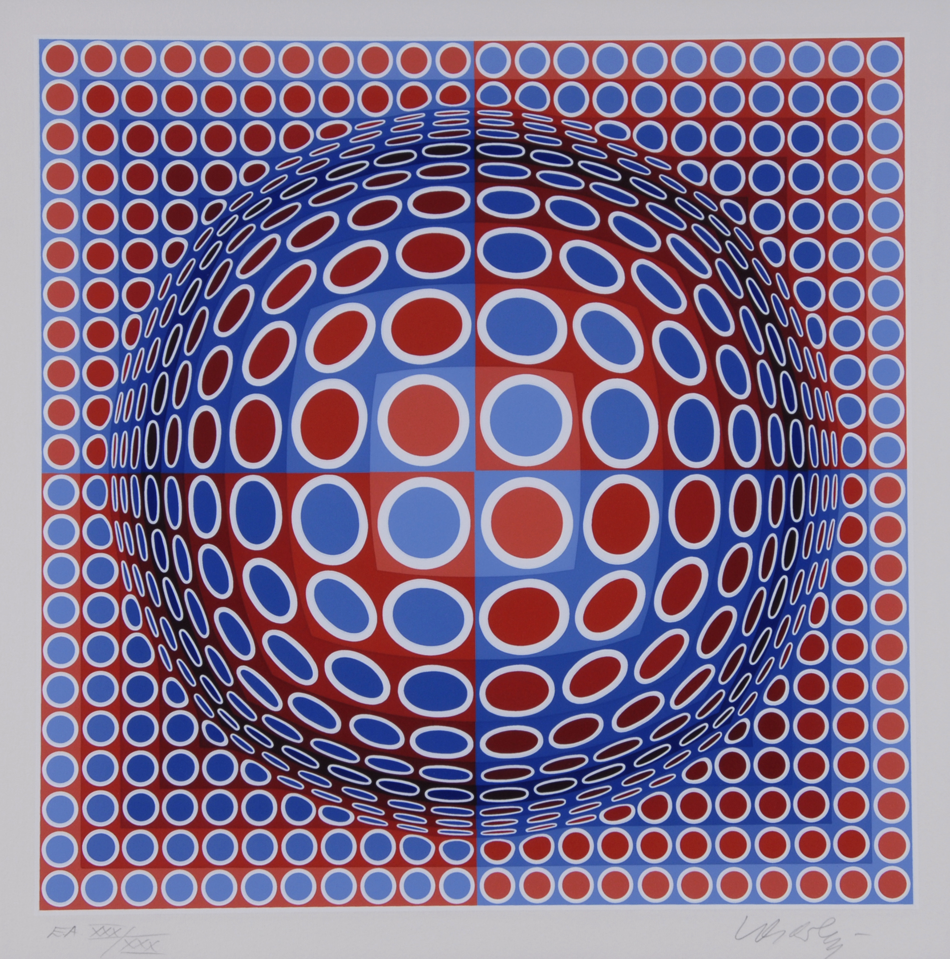 Victor Vasarely, Composition