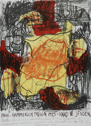 45 posters: P. Bury; L. Castelli; M. Chagall; Christo; K. Haring; P. Kirkeby; T. Wesselmann; Ch. Wool etc.