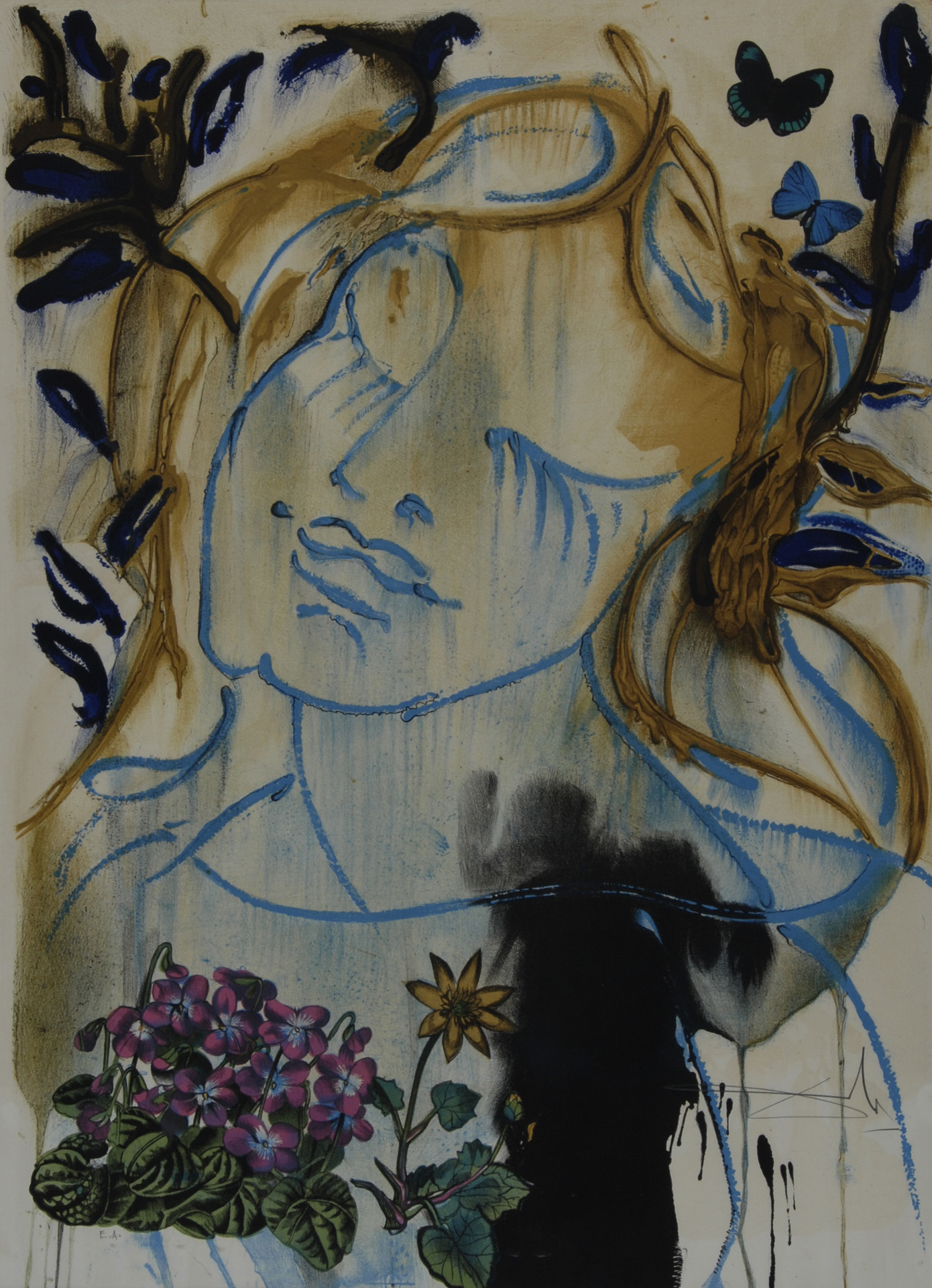 Salvador Dalí, 2 Blätter aus "Les Saisons"