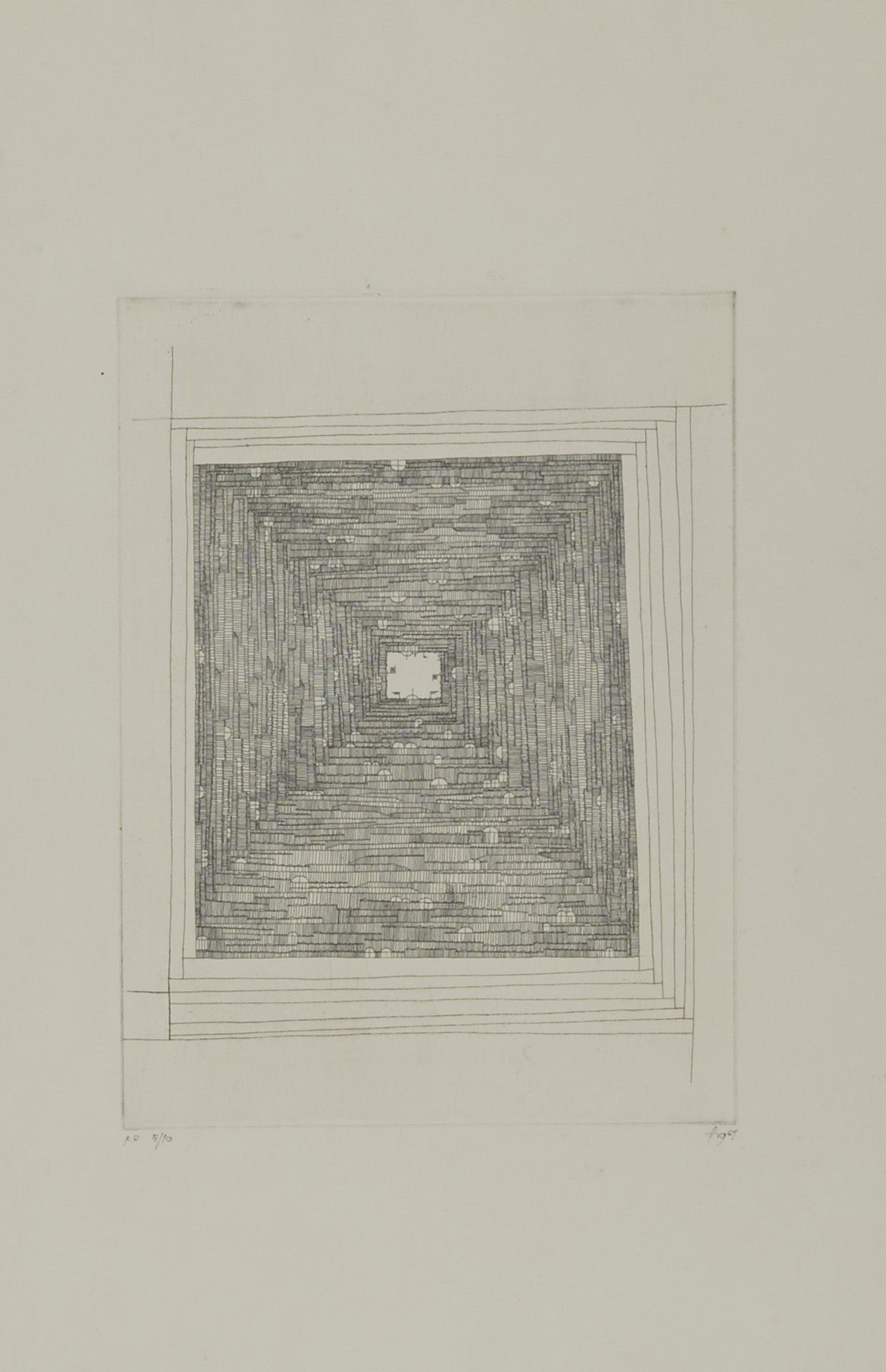 Johannes Gachnang, 5 sheets: Untitled, 1961; Come des miracles, 1967; Byzantinisches I, 1968; The high tide of pleasure, 1972; Untitled