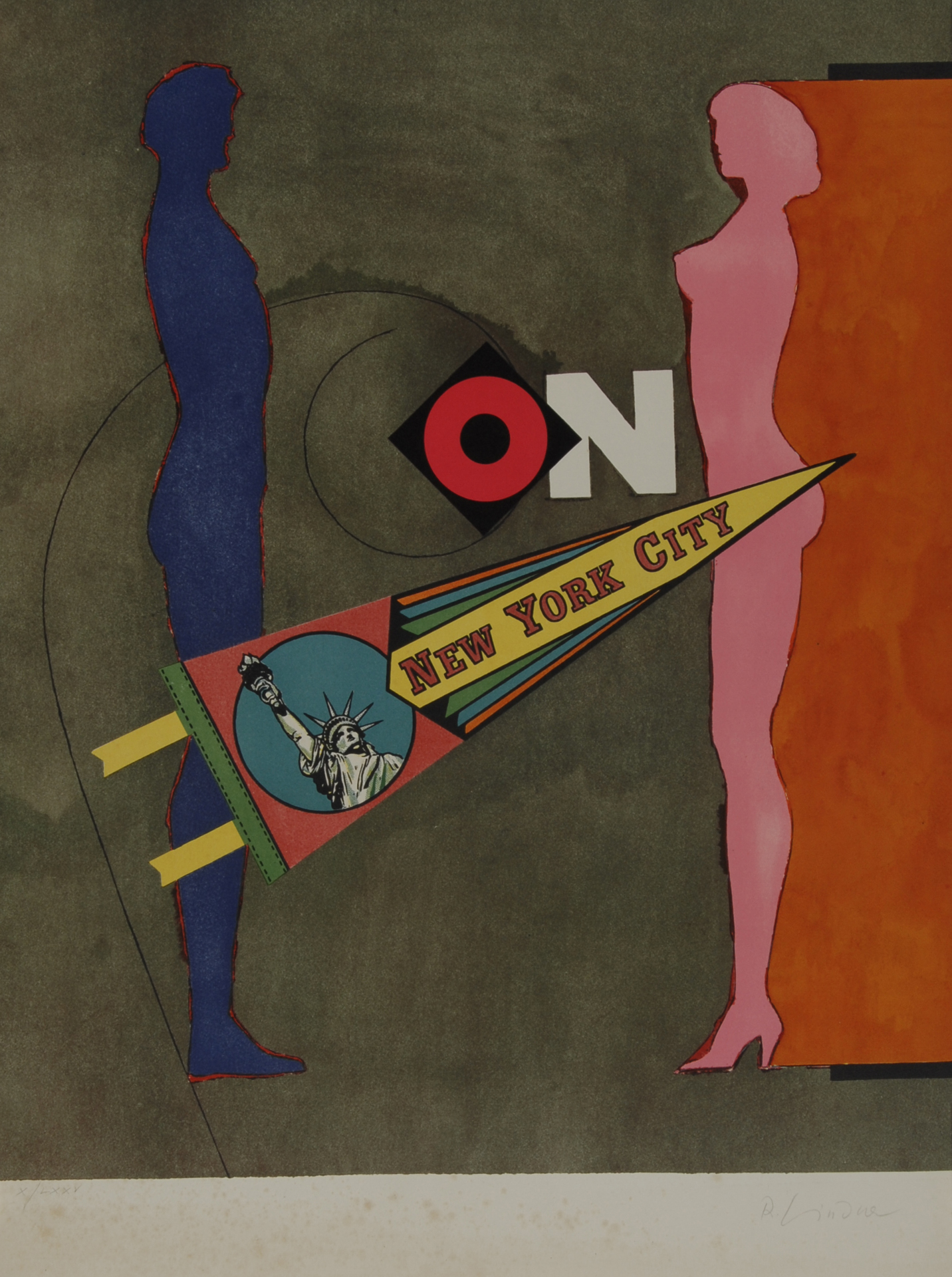 Richard Lindner, 5 sheets from "Fun City"