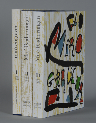 3 Catalogues Raisonné. Jacques Dupin. Miró engraver, I. 1928-1960