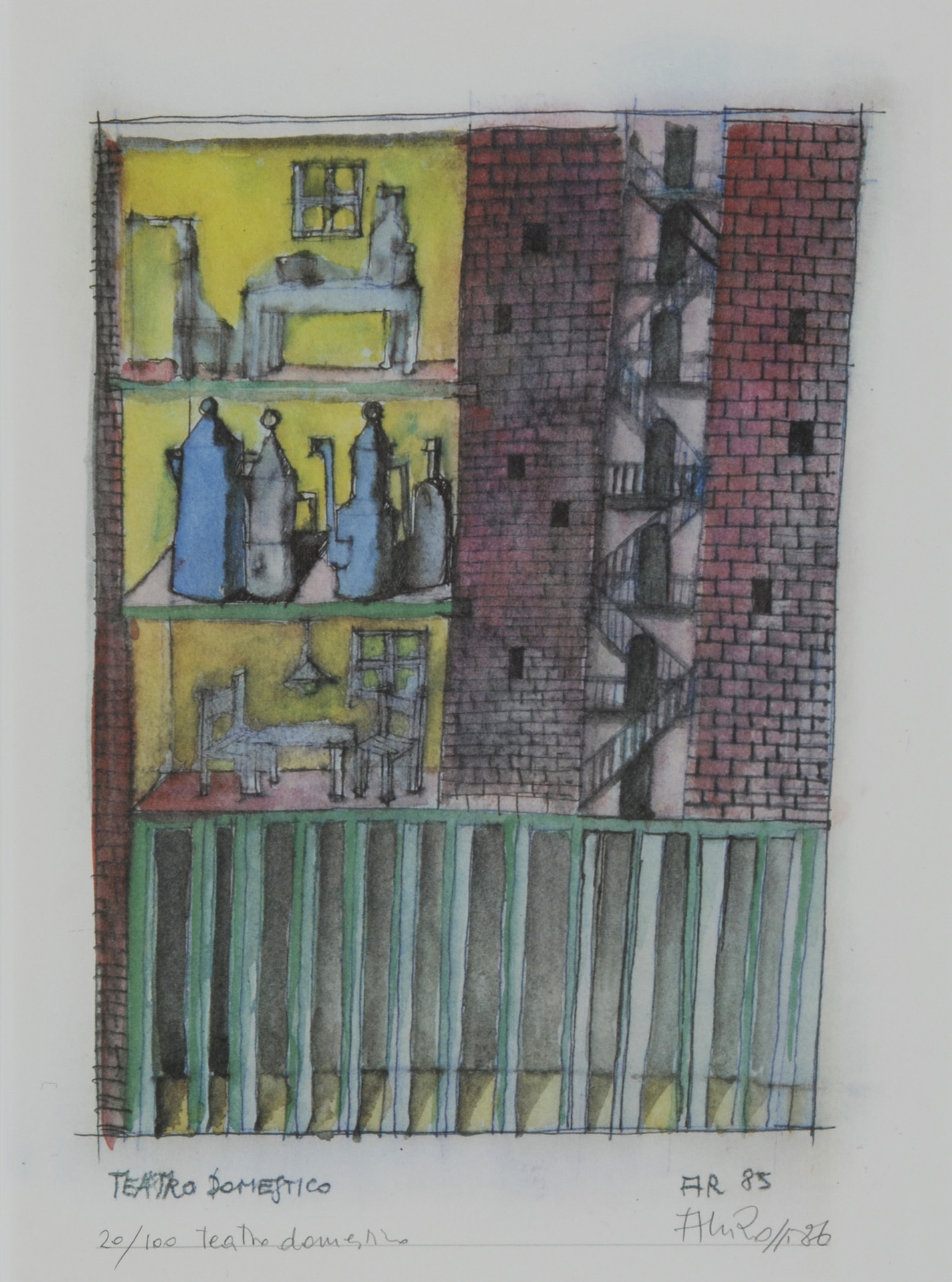 Aldo Rossi, Teatro domestico