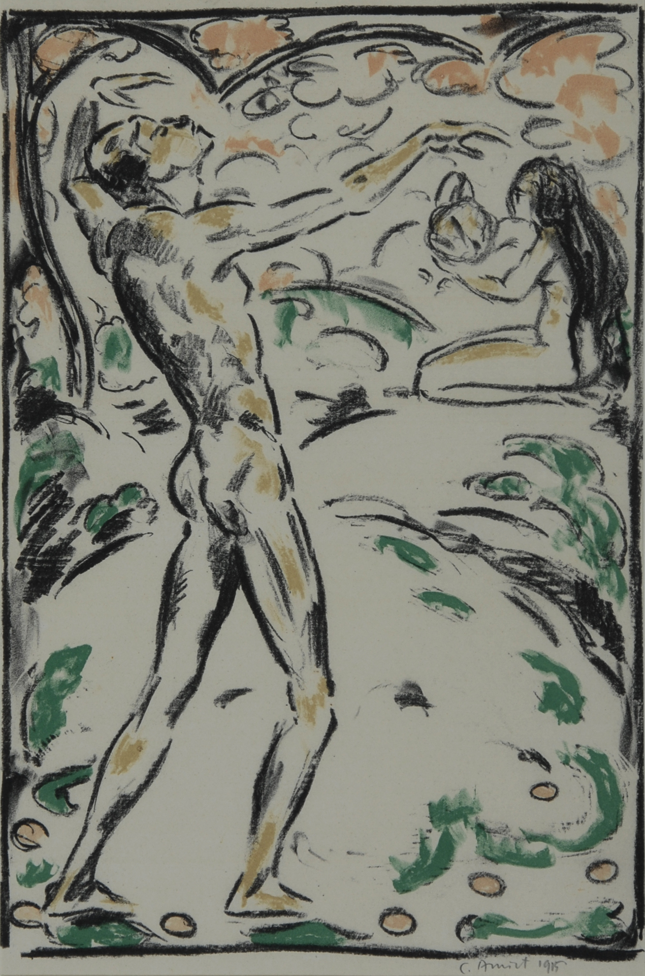 Cuno Amiet, Der entzückte Jüngling