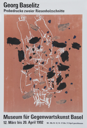 46 Plakate: G. Baselitz; W. Dahn; M. Disler; N. Graves; D. Hanson; I. Kabakov; J. Kounellis; R.P. Lohse; A. Tàpies; L. Tuymans usw.