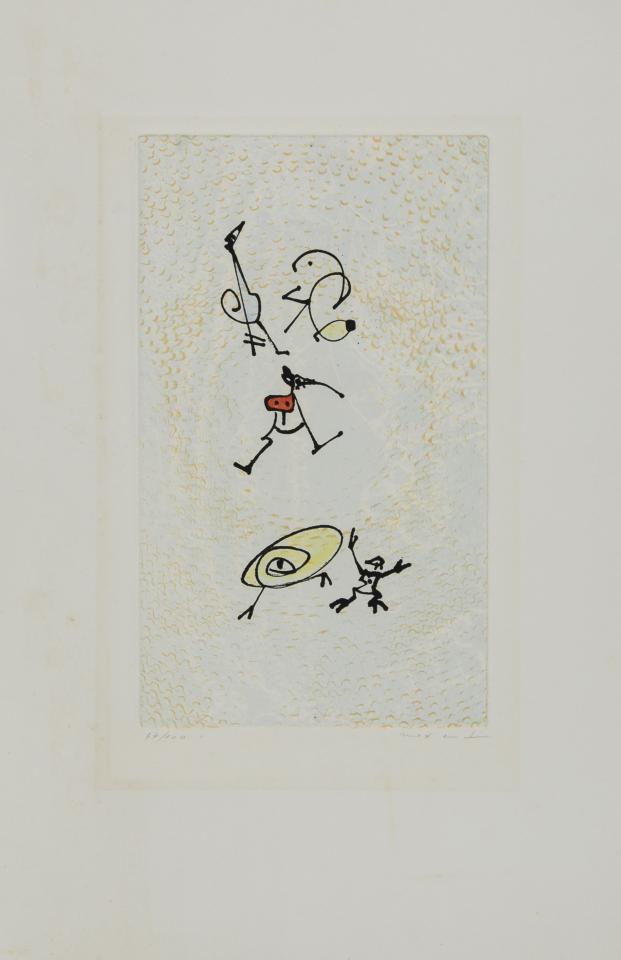 Max Ernst, Untitled (Graphisme II/Pyramide)