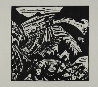 5 Blätter: Landschaft; Familien; Ohne Titel (3)