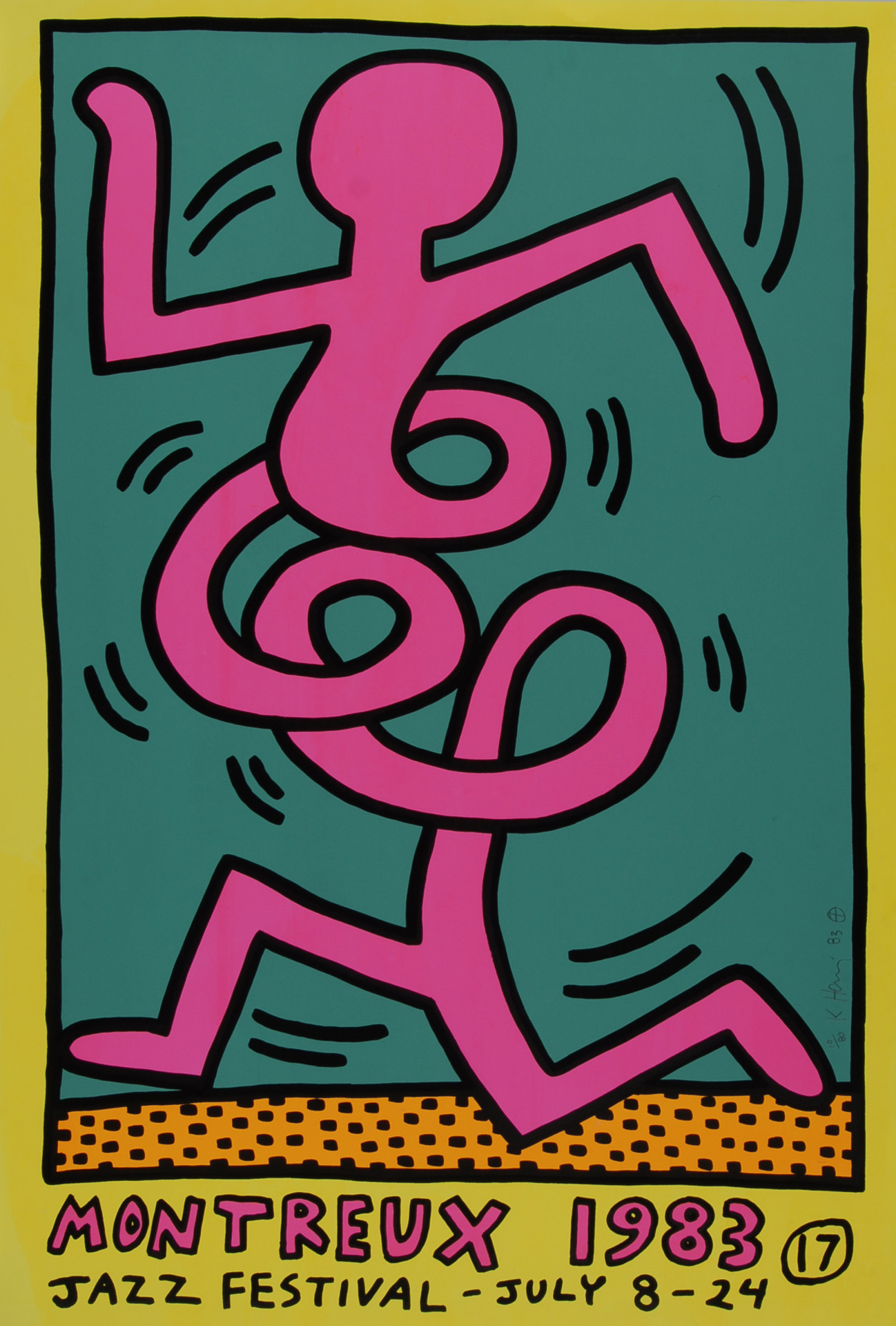 Keith Haring, Montreux, 17ème Festival de Jazz