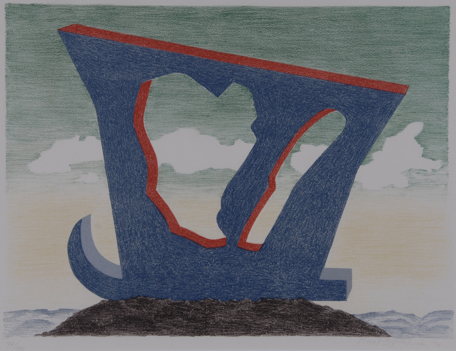 Meret Oppenheim, Silberschwanz, aus "Parapapillonneries"