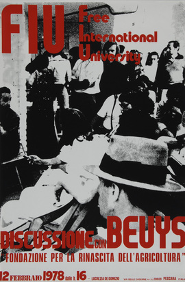 6 exhibition posters: Museum Modern Art Oxford, 1974 FIU - Fondazione per la rinascita dell'agricultura, 1978; Joseph Beuys, Multiplizierte Kunst, Haus Püschel, 1979; Jospeh Beuys, Multiplizierte Kunst, Ikarus, 1979; Boymans - Van Beuningen, 1980; Galerie Kammer, Hamburg