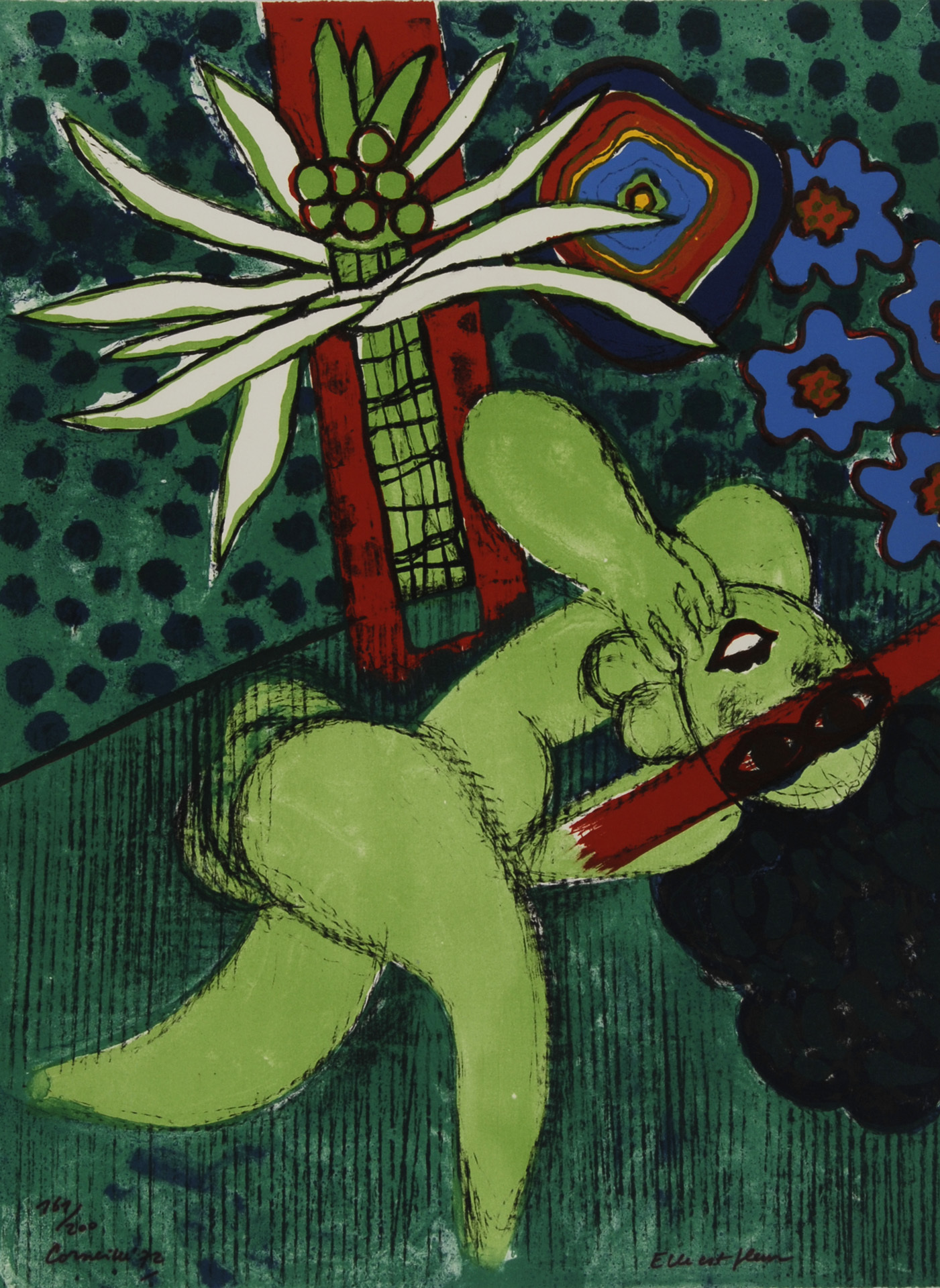 (Cornelis van Beverloo) Corneille, Elle est fleur