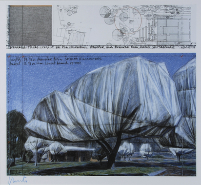 Wrapped Trees - Verhüllte Bäume, Project for the Fondation Beyeler and Berower Park, Riehen