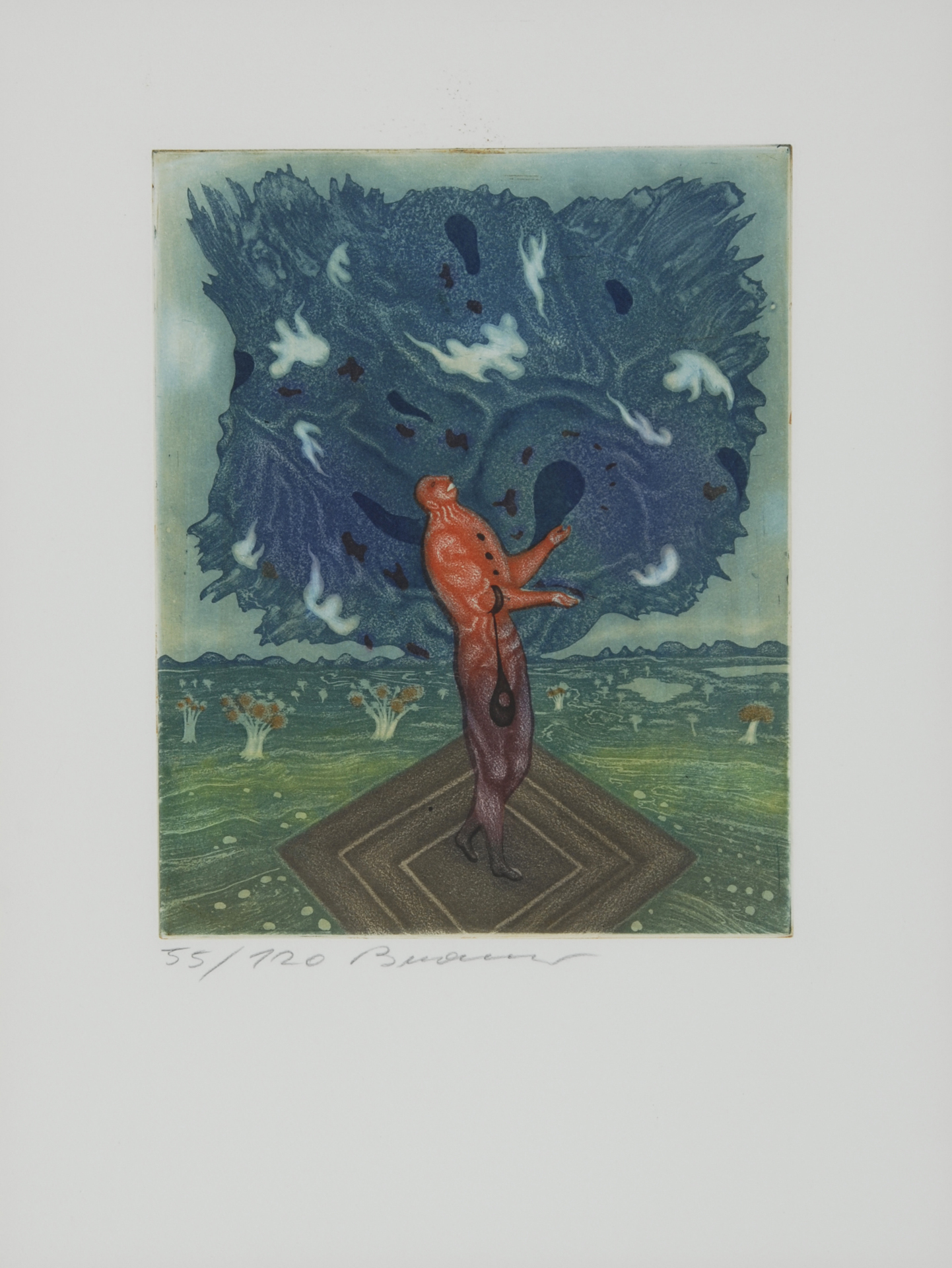 Arik (Erich) Brauer, 2 sheets: Neuer Gott, 1972; Untitled