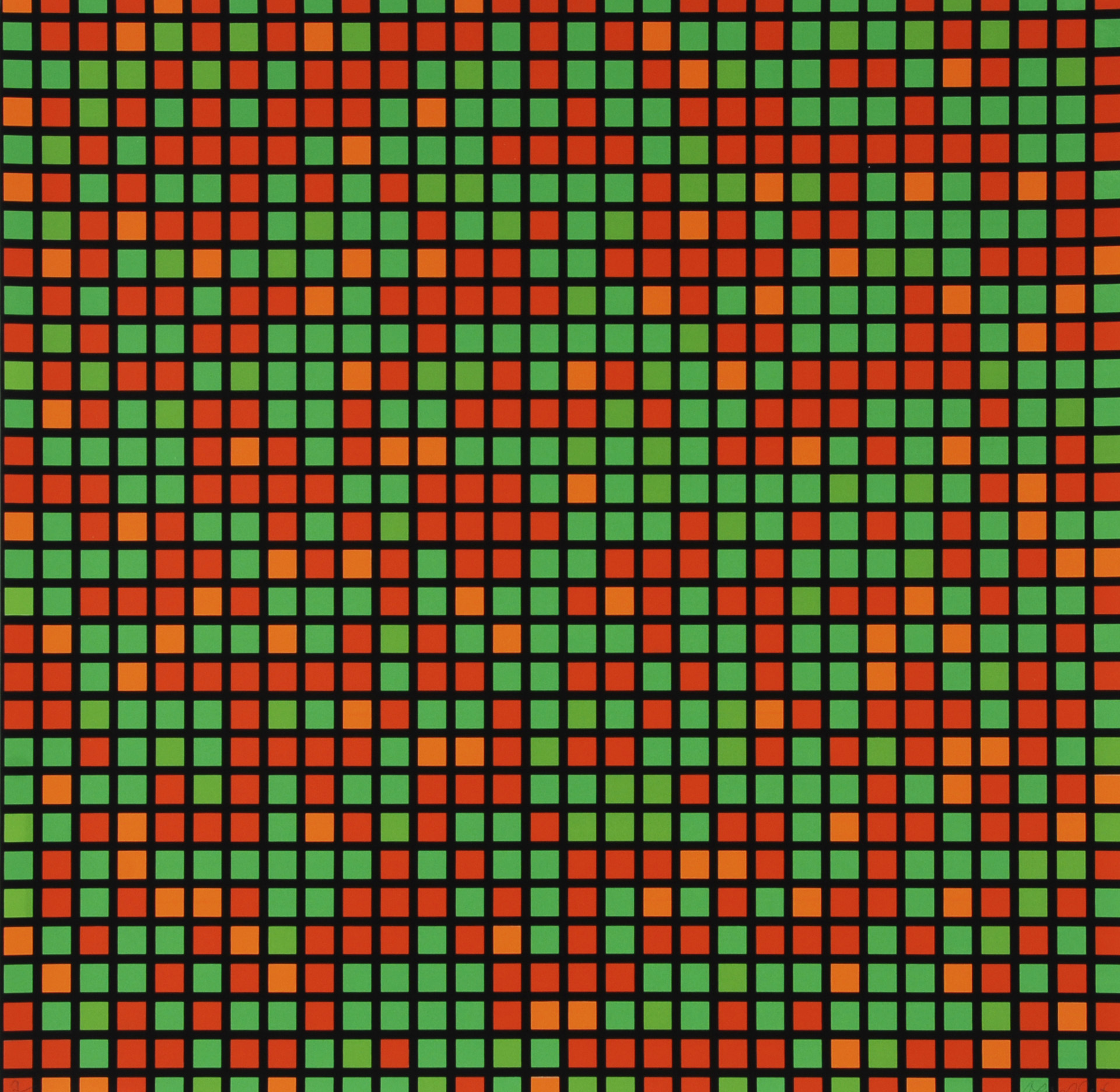 François Morellet, 3 Blätter aus "9 x 5 konkret"