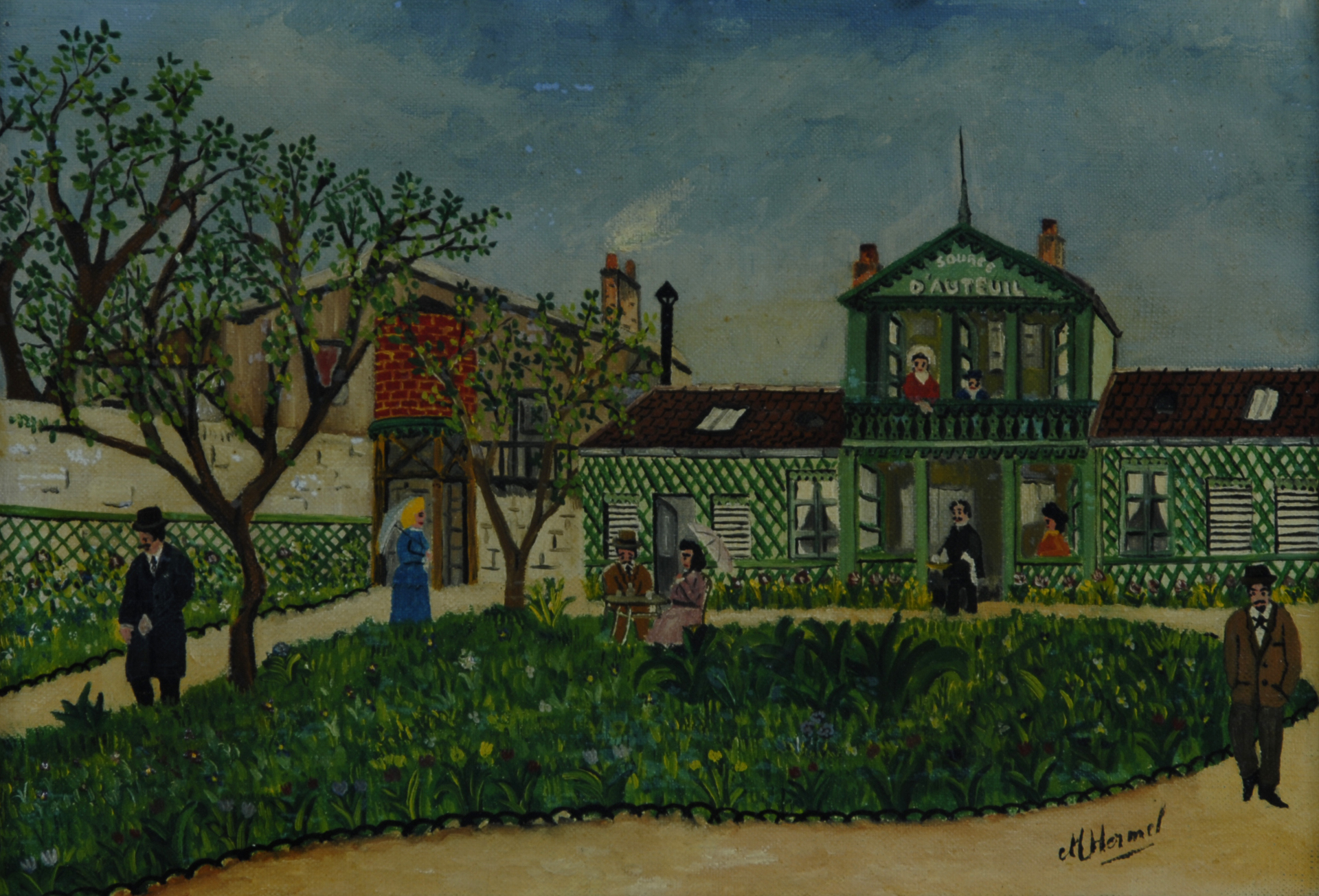 Michel Hermel, Dans le parc