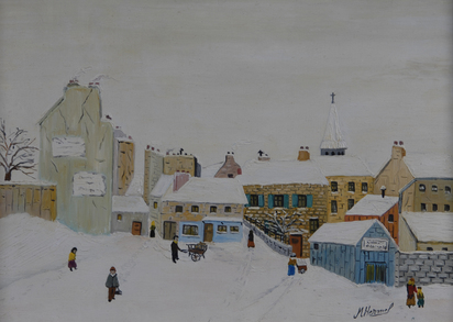 Village en hiver