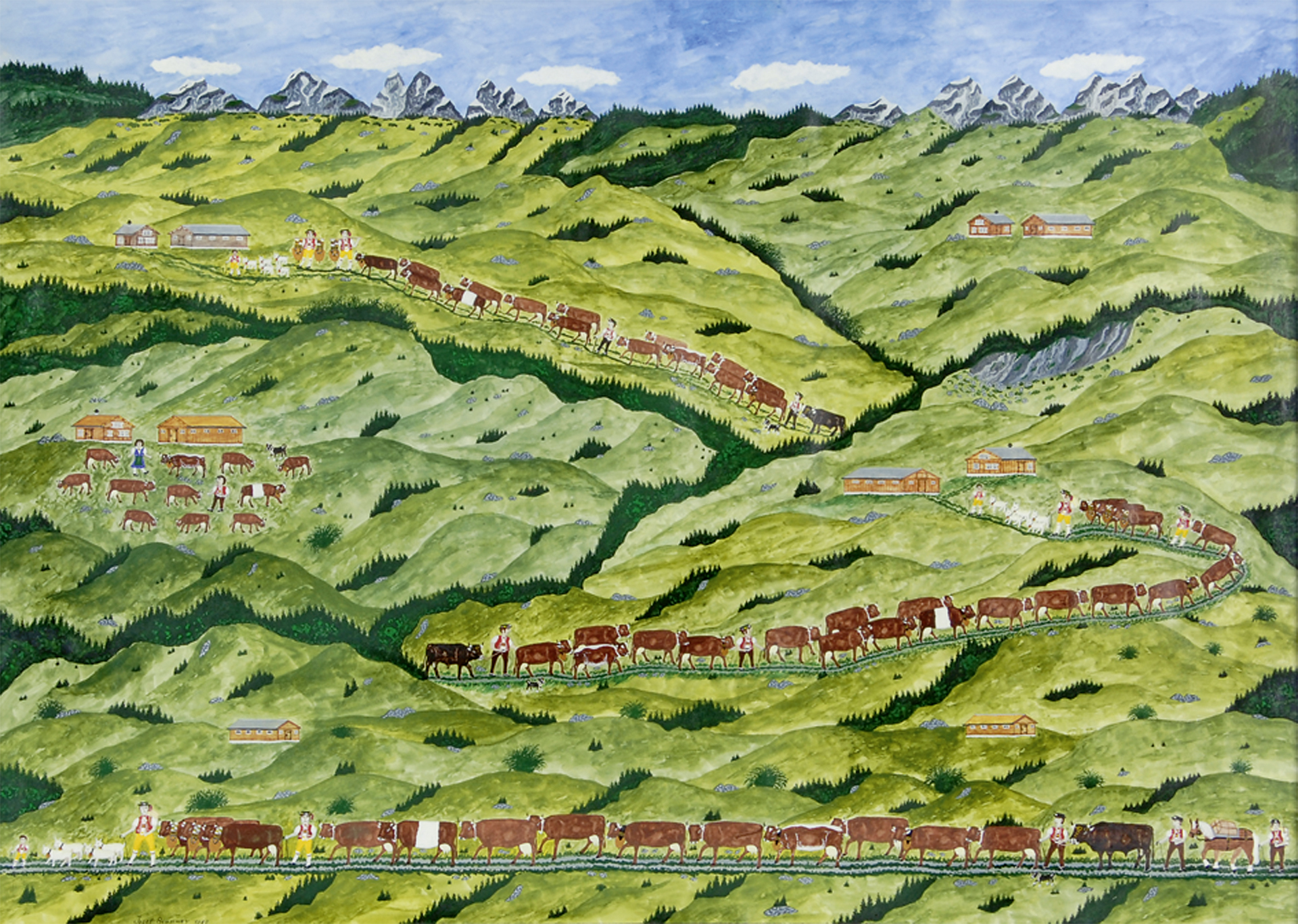 Josef Brunner, Toggenburger Alpfahrt