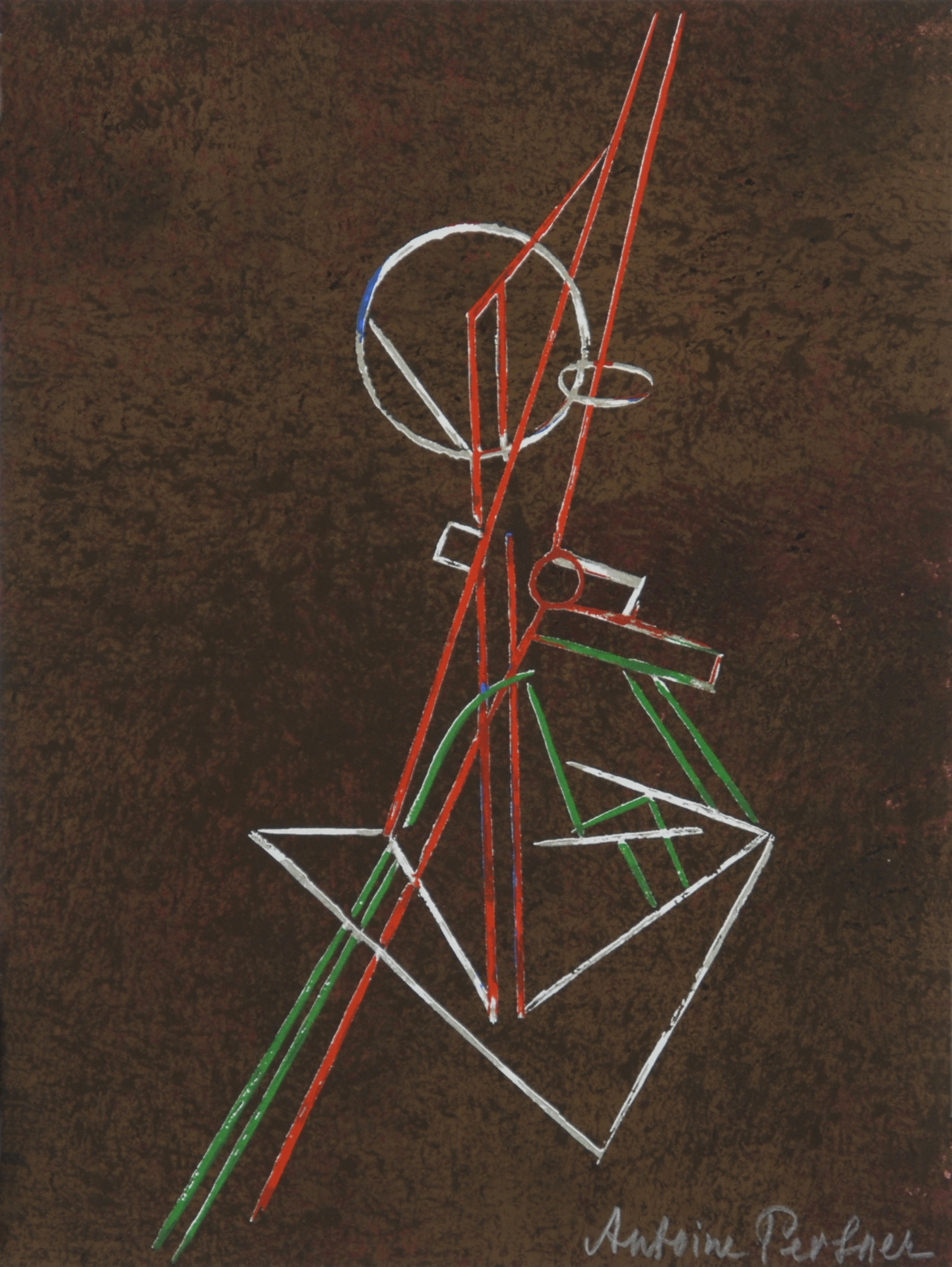 Antoine Pevsner, (after). Lineare Erfindung, 1918-1925