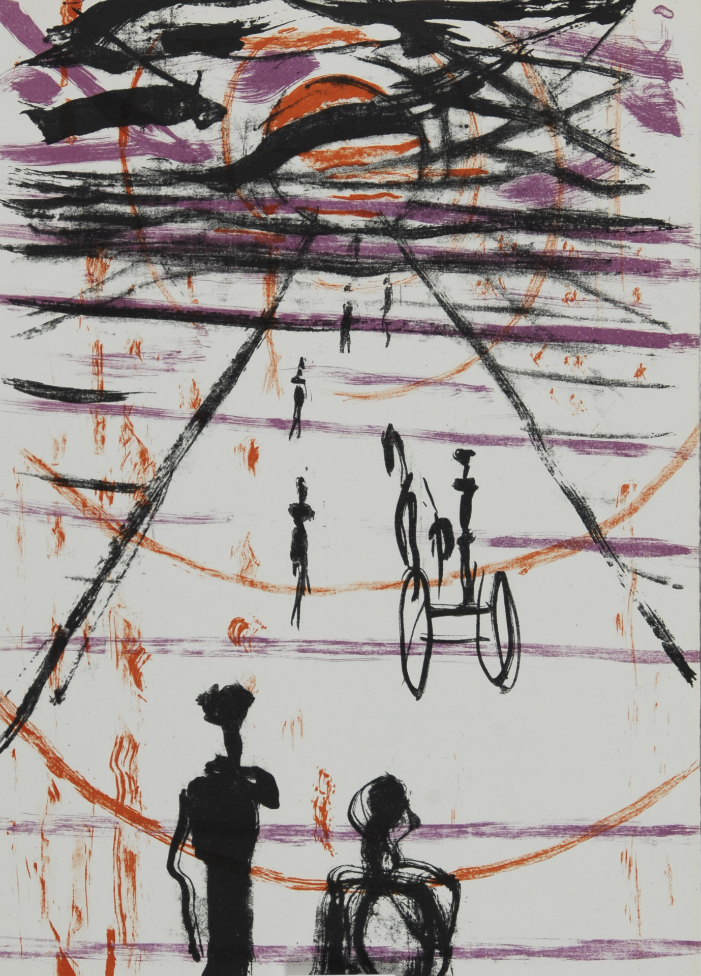 Max Gubler, Folder. Auf einer Landstrasse