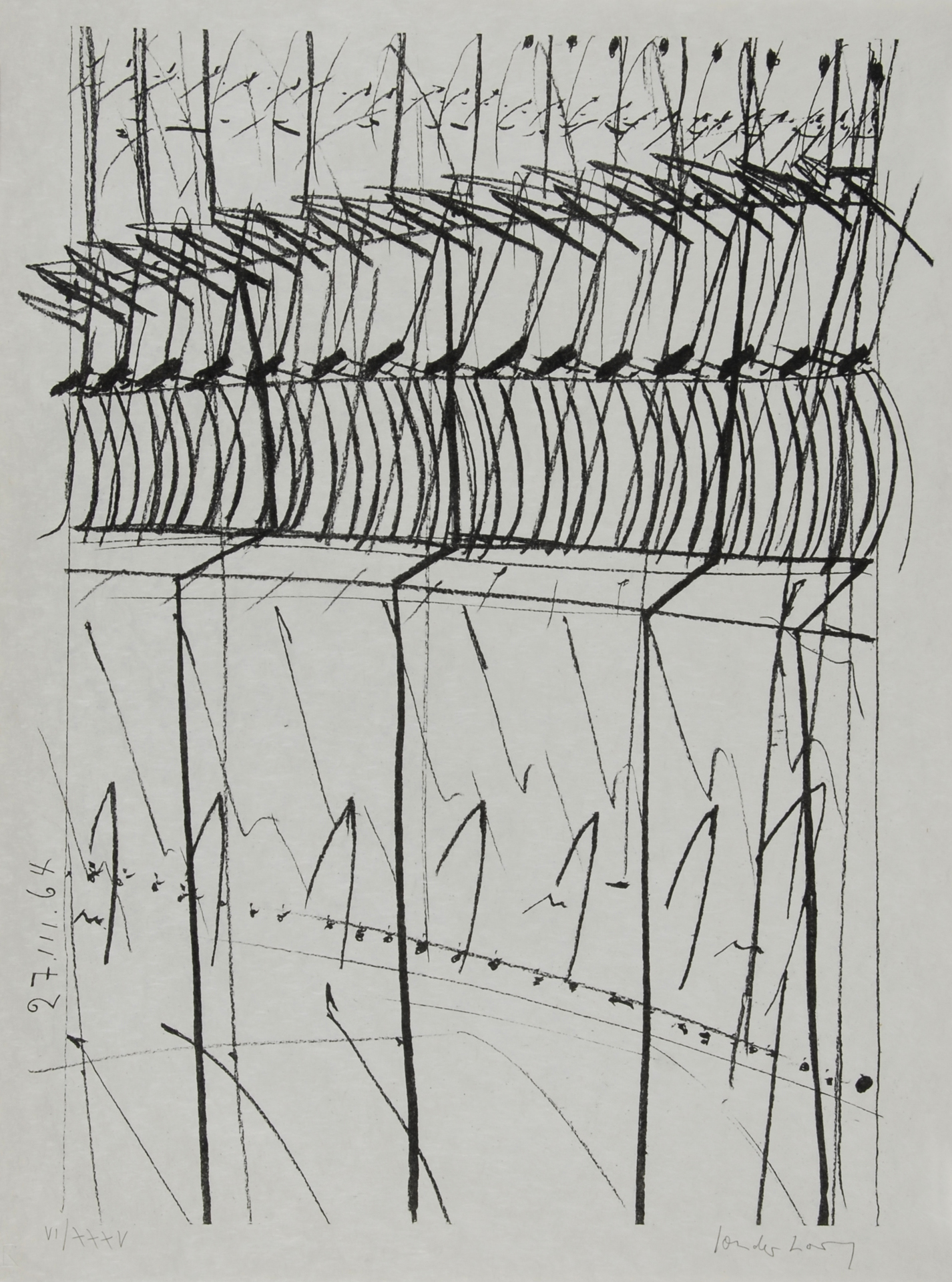 Kurt R.H. Sonderborg, Composition II, from "Europäische Graphik II"