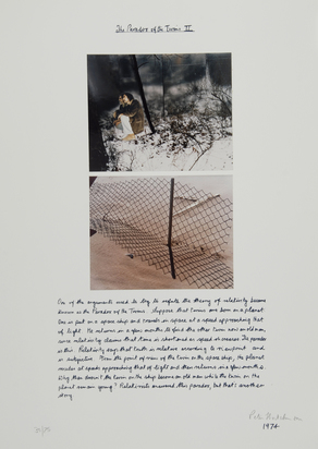 3 Blätter: Paricutin Project, 1970; Apple Triangle, 1970; The Paradoy of the Twins II