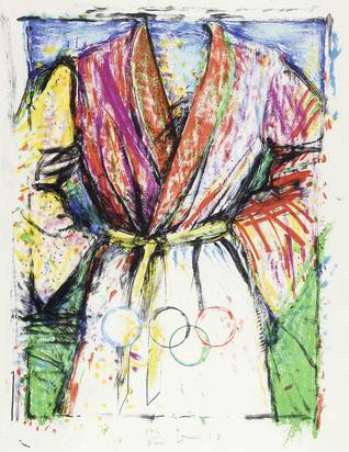 Multicolored Robe for the Seoul Olympics