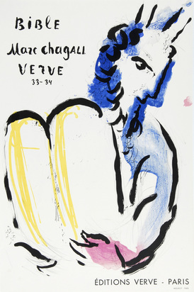 Poster. Moses - Bible, Marc Chagall, Verve 33-34