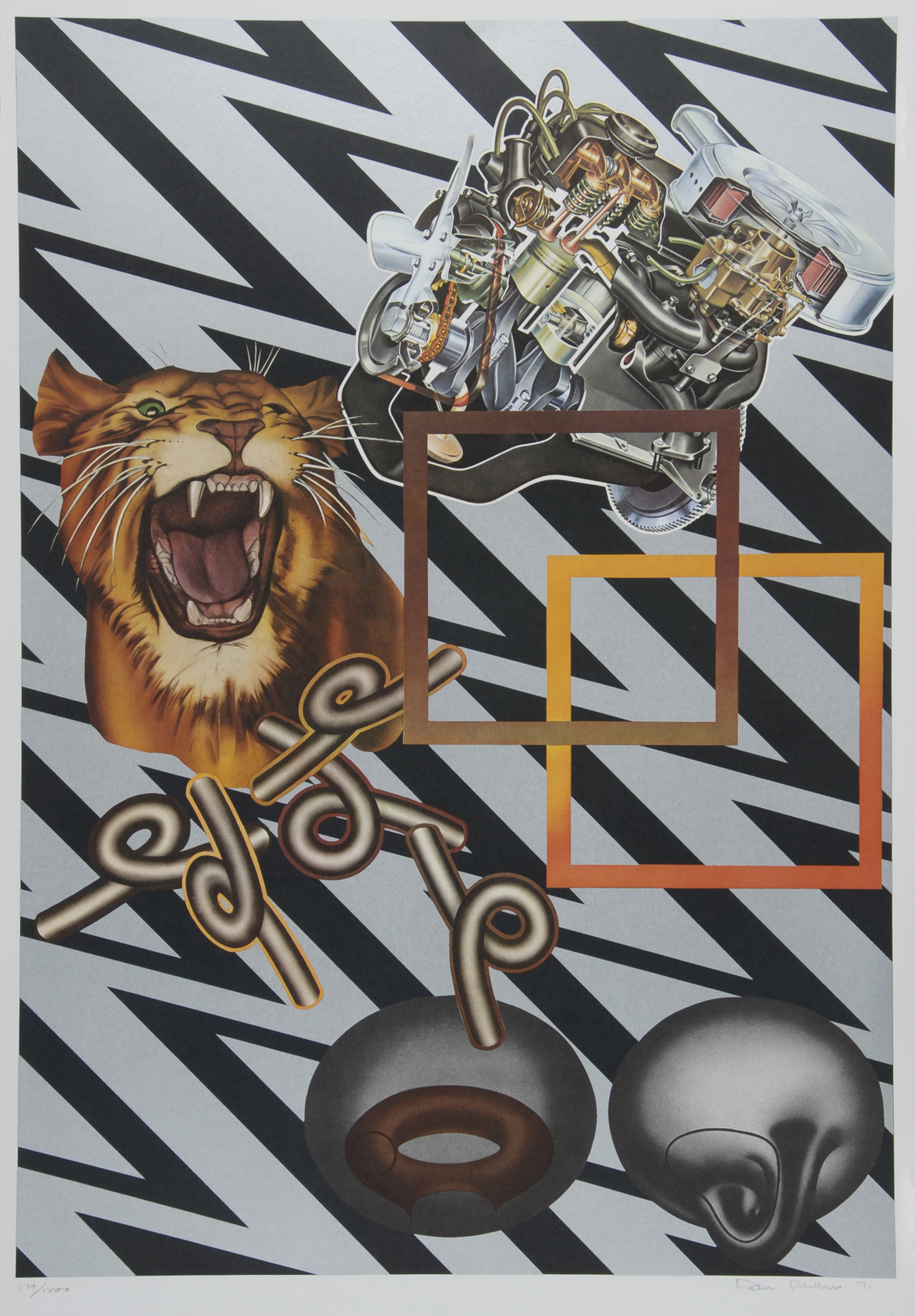 Peter Phillips, 3 sheets: Select-O-Mat Rear Axle, 1971; Safari